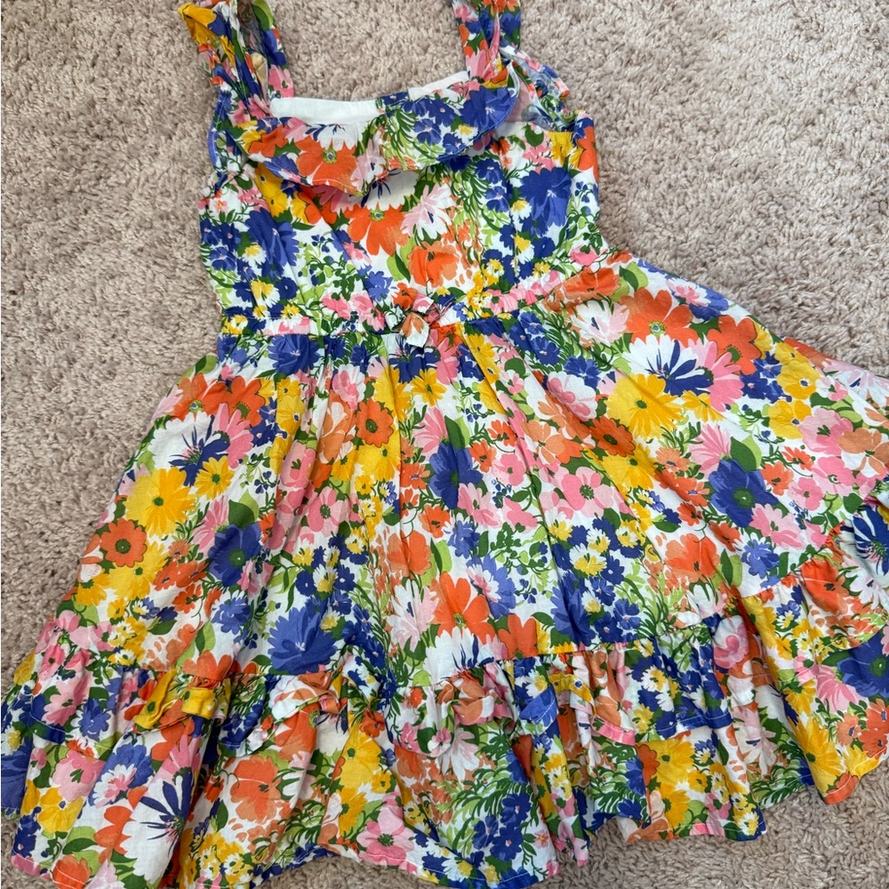 Janie and Jack Multicolor Floral Dress